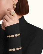 Bague serpent bohème motif l