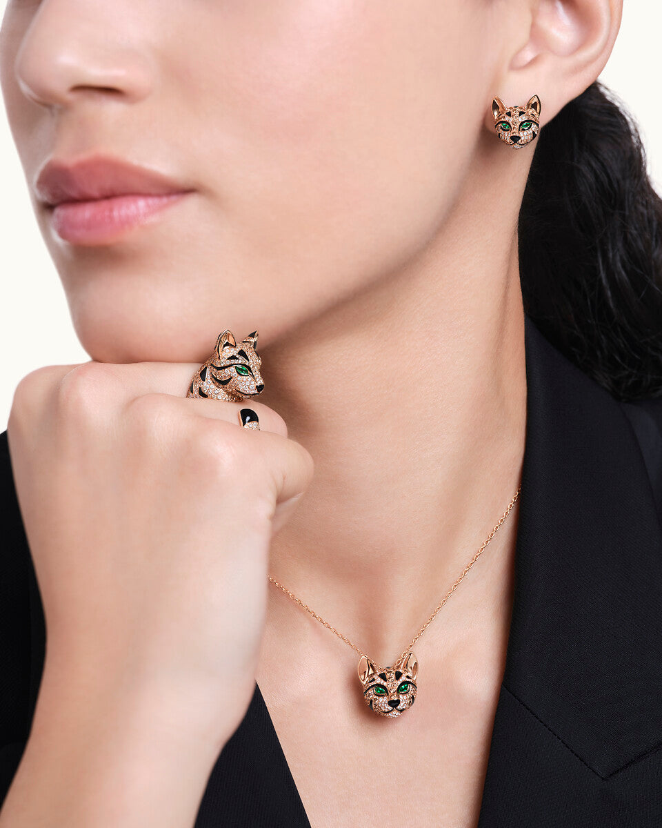 Bague fuzzy, le chat léopard