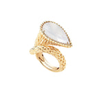 Bague serpent bohème, motif l