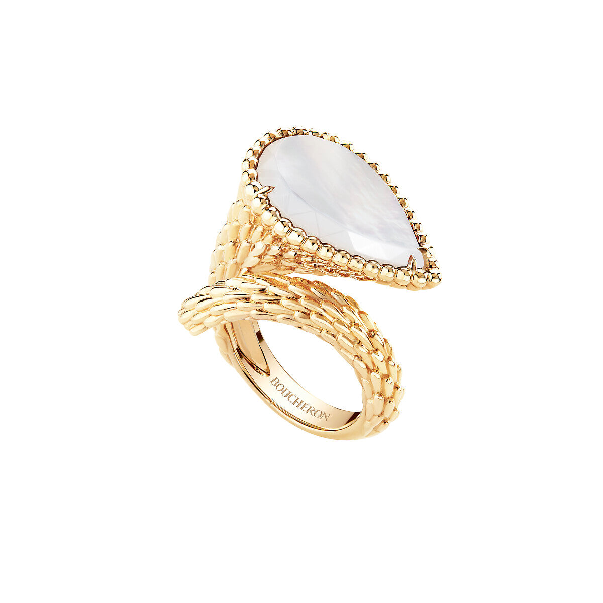 Bague serpent bohème, motif l