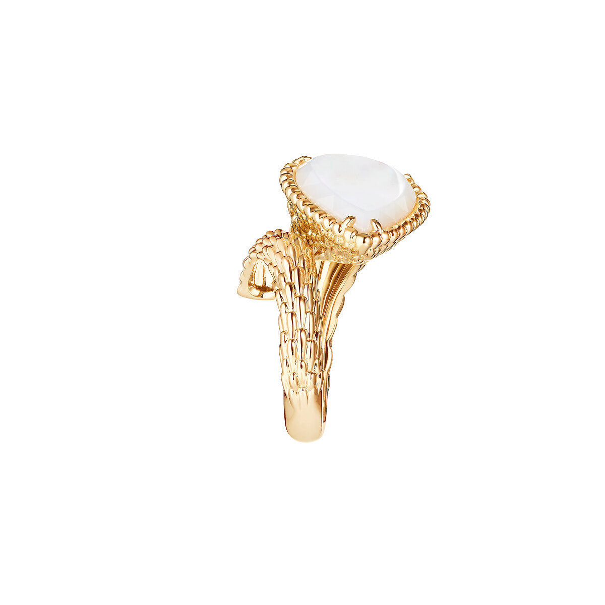 Bague serpent bohème, motif l