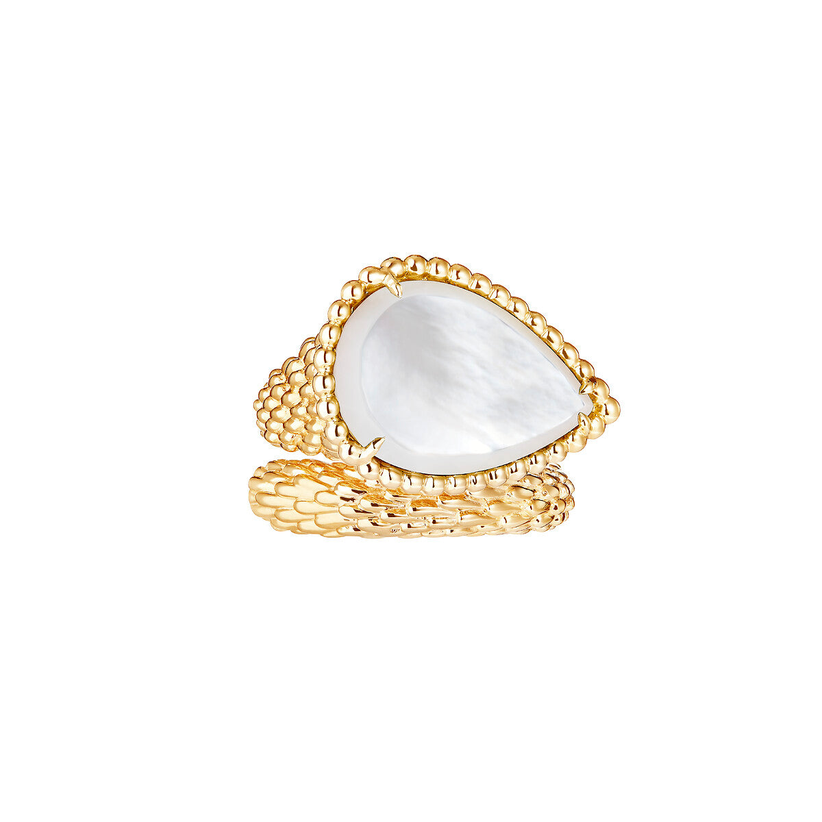 Bague serpent bohème, motif l