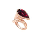 Bague serpent bohème, motif l