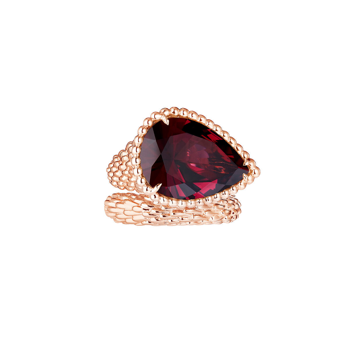 Bague serpent bohème, motif l