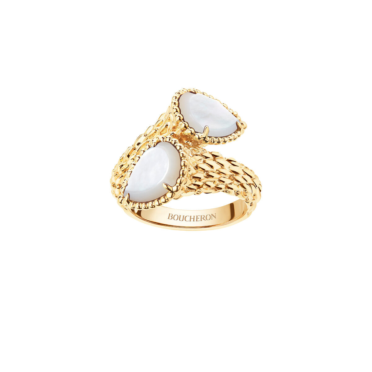 Bague toi et moi serpent bohème, motifs s