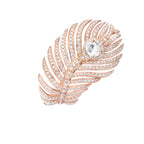 Bague plume de paon, grand modèle