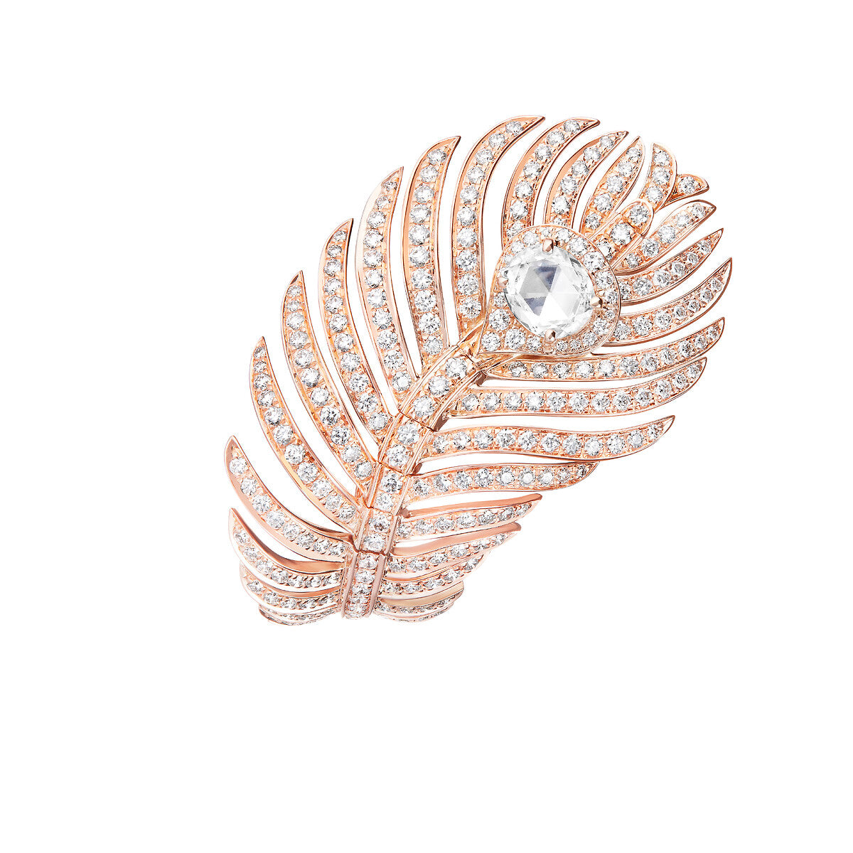 Bague plume de paon, grand modèle