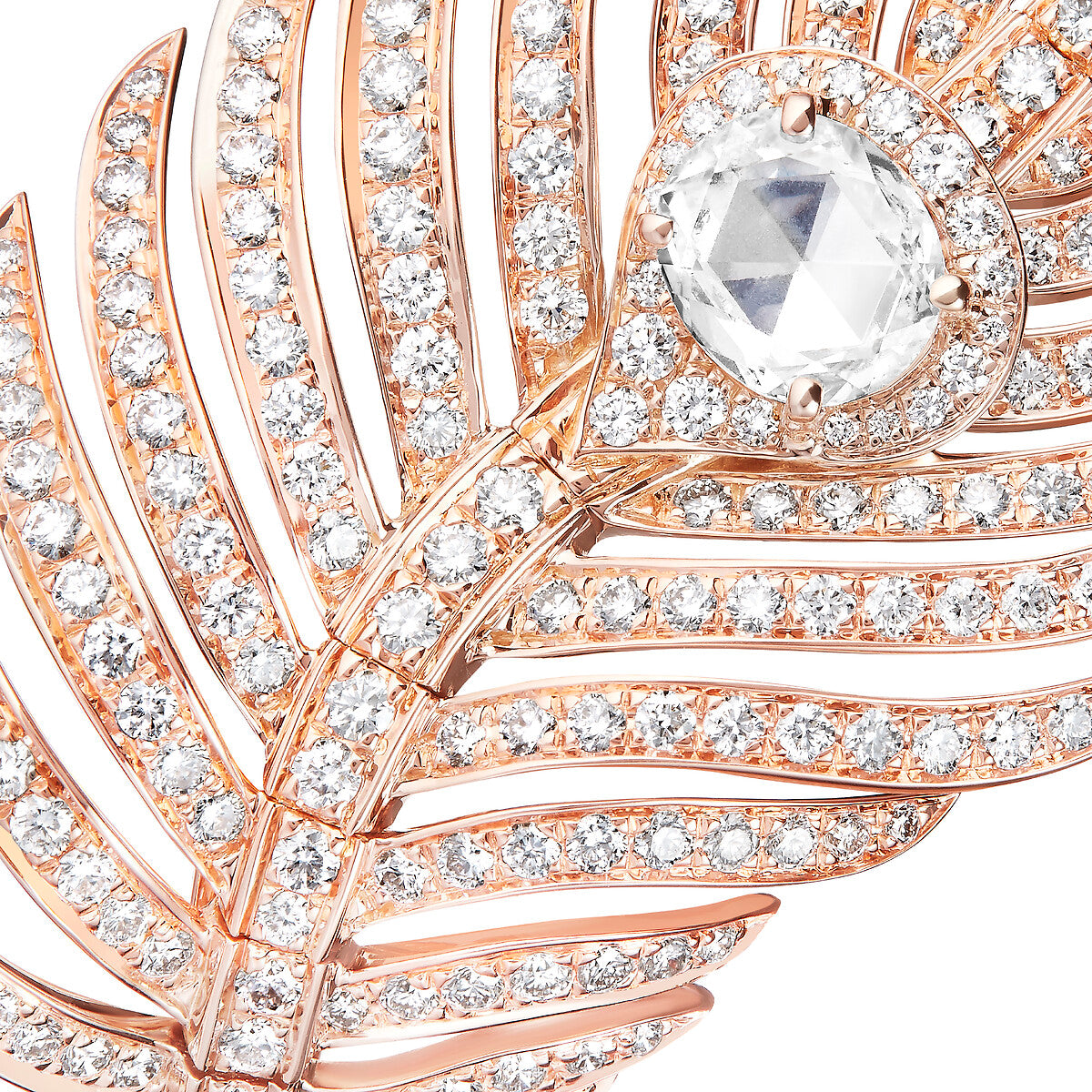 Bague plume de paon, grand modèle