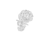 Bague plume de paon, petit modèle