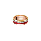 Bague quatre red edition small