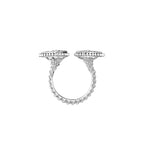 Bague serpent bohème motif s