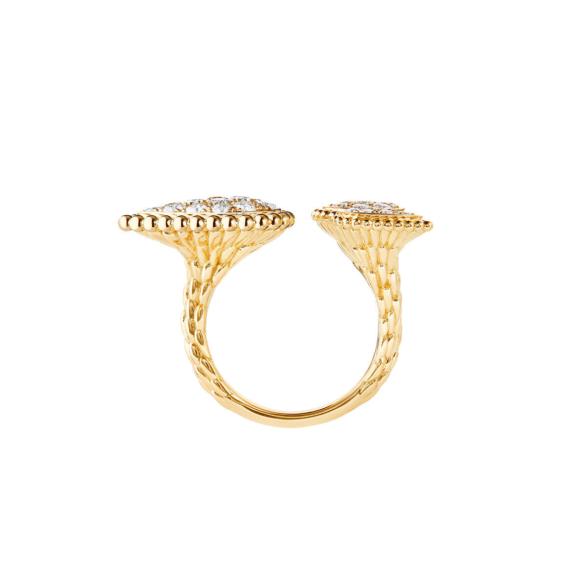 Bague serpent bohème trois motifs