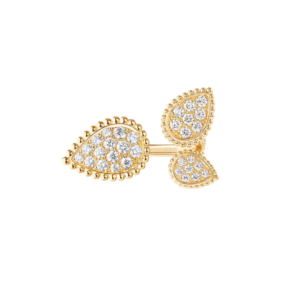 Bague serpent bohème trois motifs