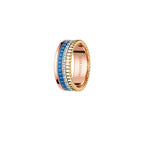 Bague quatre blue edition small