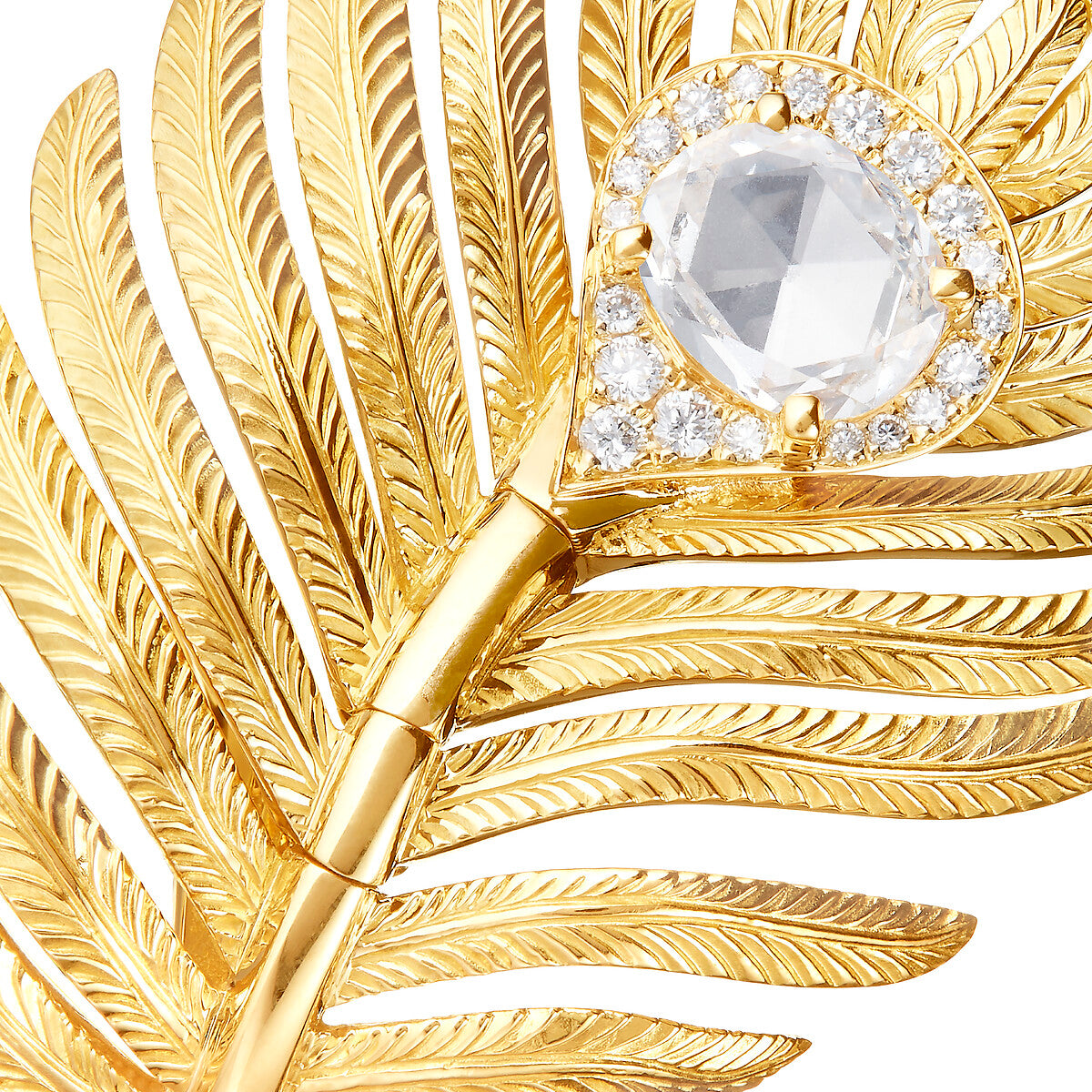 Bague plume de paon, grand modèle