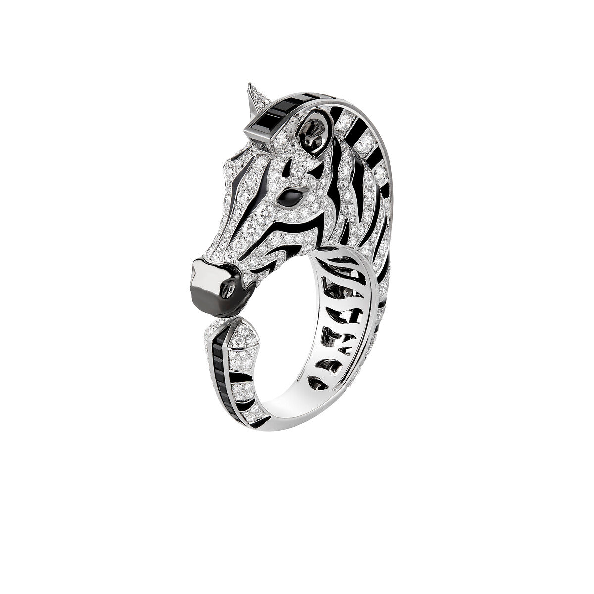 Bague le zèbre