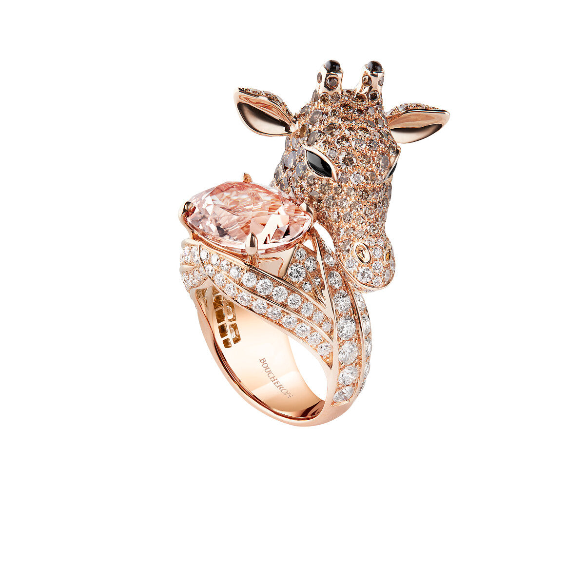 Bague zarafah, la girafe
