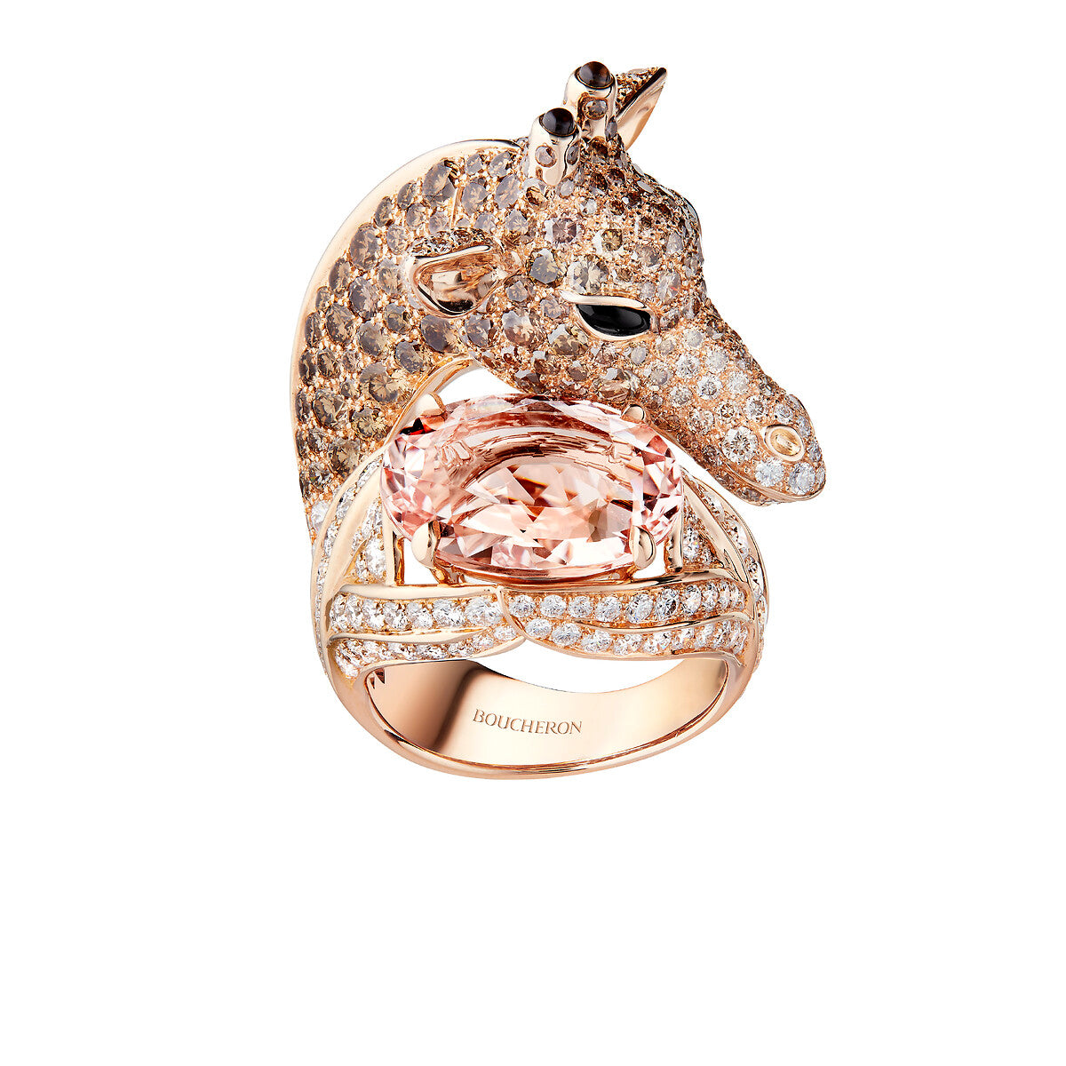 Bague zarafah, la girafe