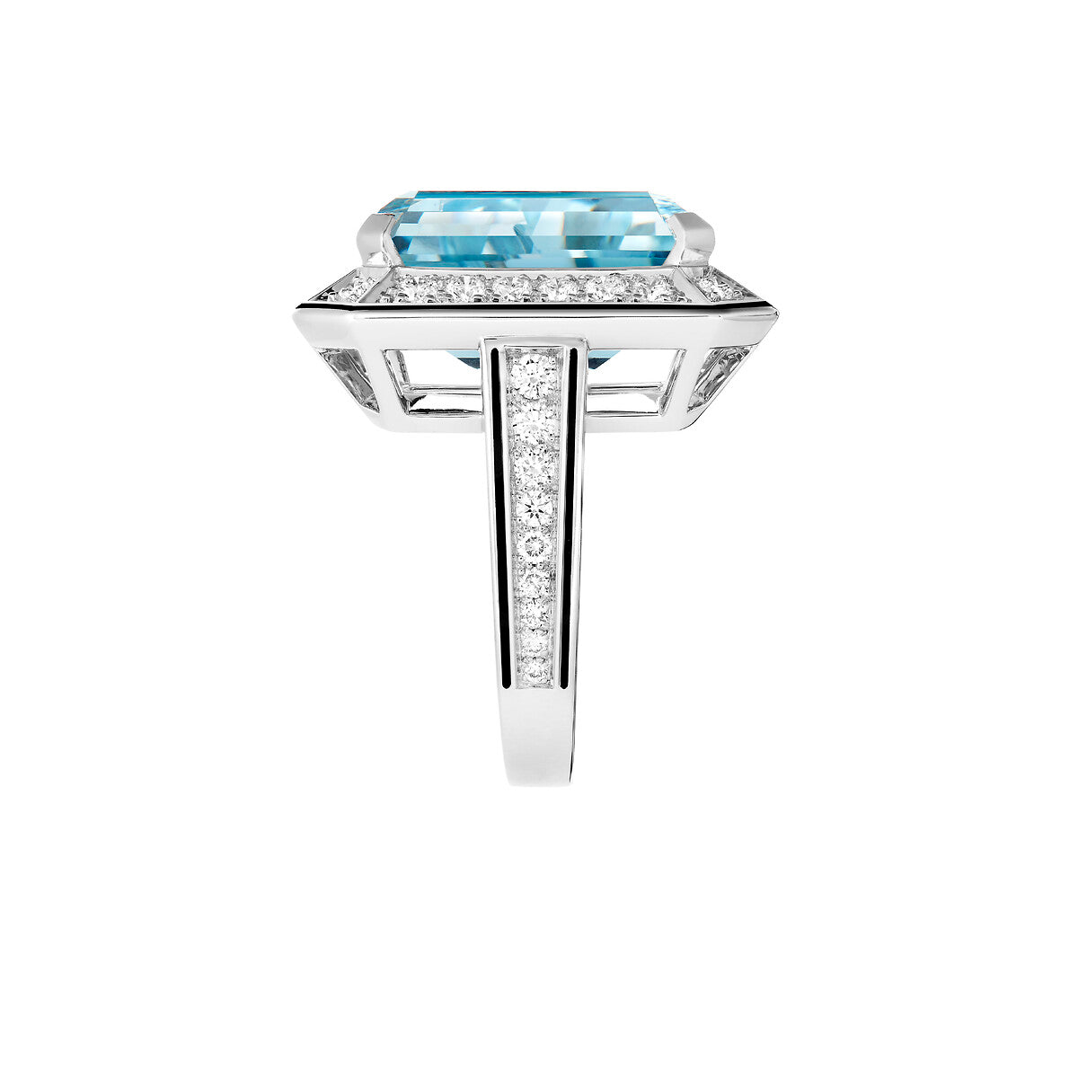 Bague vendôme liseré