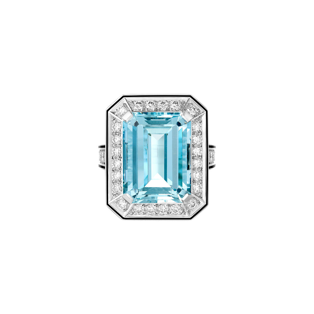 Bague vendôme liseré