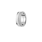 Bague quatre double white edition small