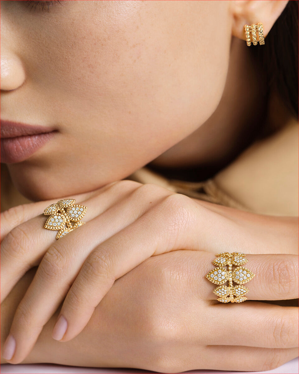 Bague serpent bohème, multi-motifs