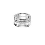 Bague quatre double white edition large