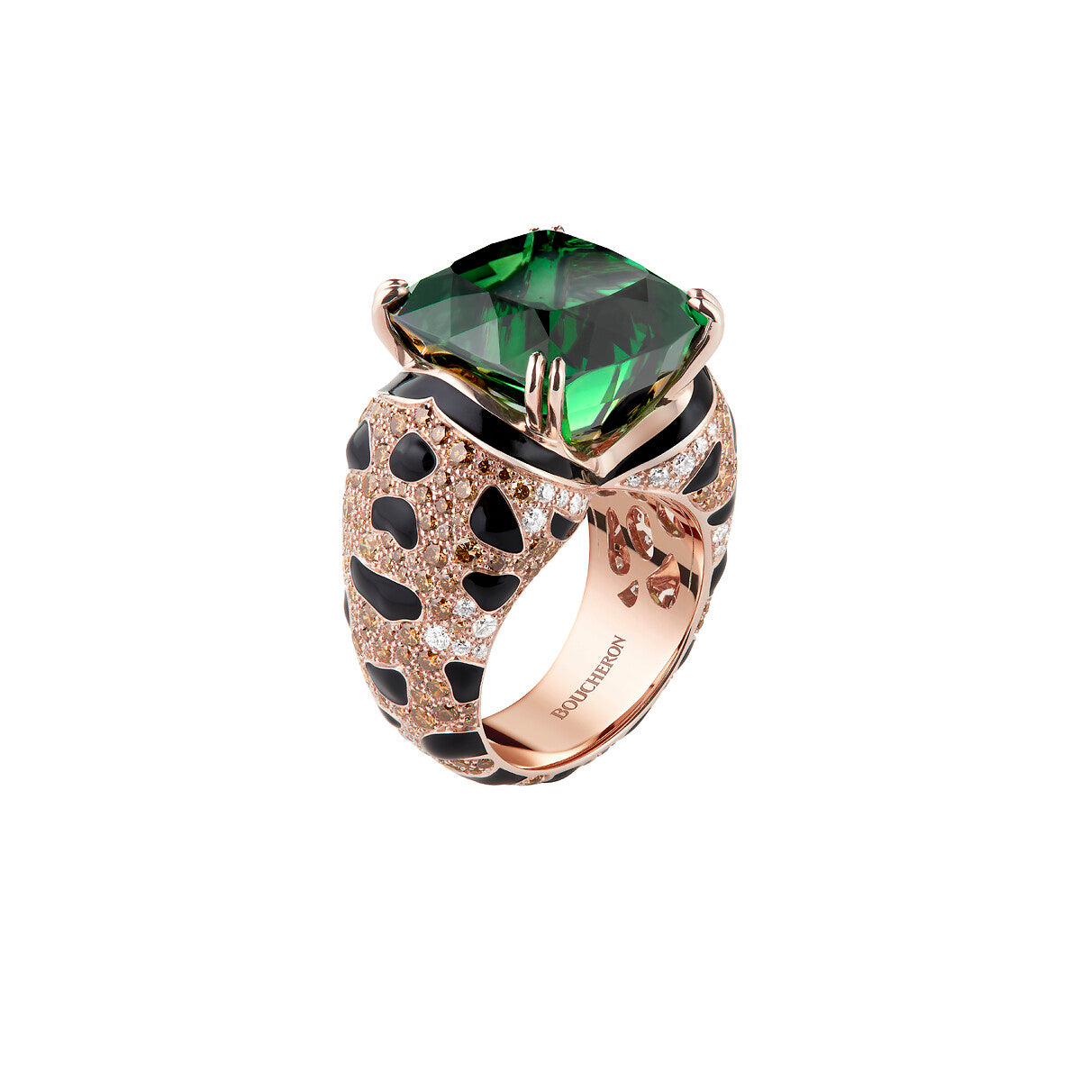 Bague fuzzy le chat léopard