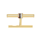 Bague double doigt quatre classique