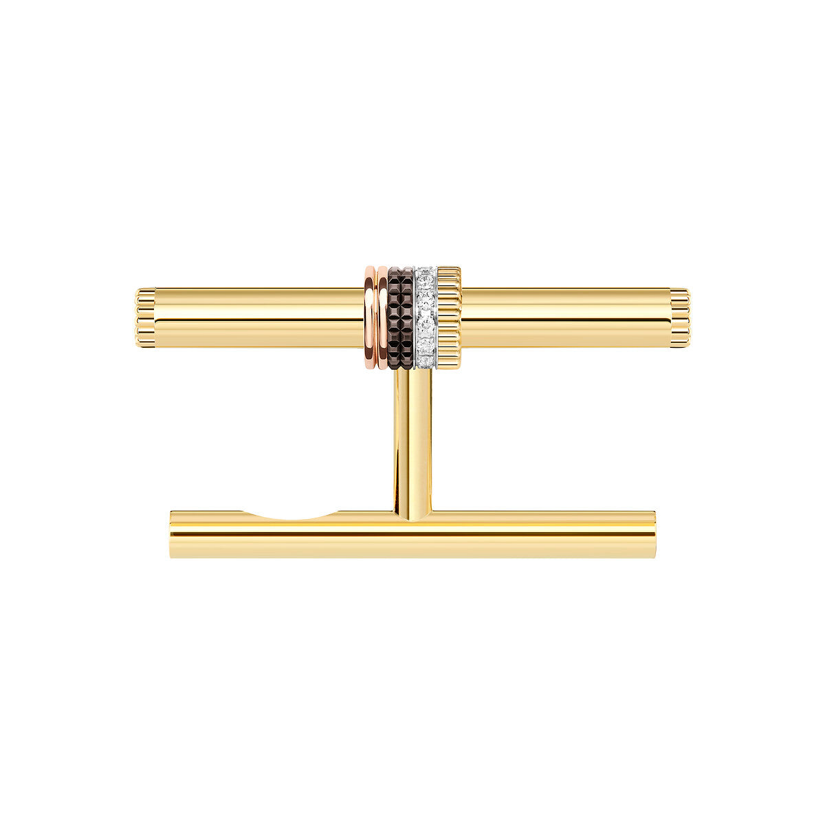 Bague double doigt quatre classique