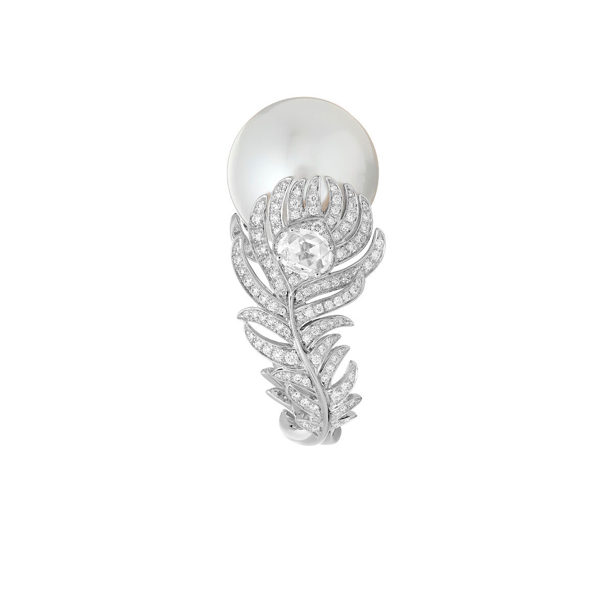 Bague plume de paon