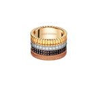 Bague quatre classique large
