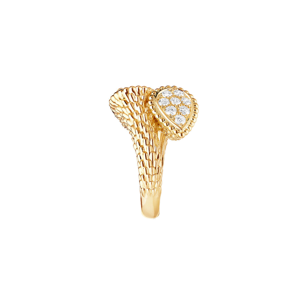 Bague toi et moi serpent bohème motif s