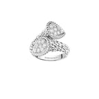 Bague toi et moi serpent bohème motif s