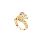 Bague serpent bohème motif s