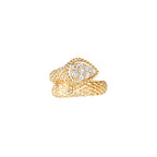 Bague serpent bohème motif s