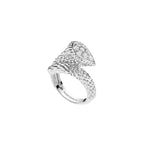 Bague serpent bohème motif s