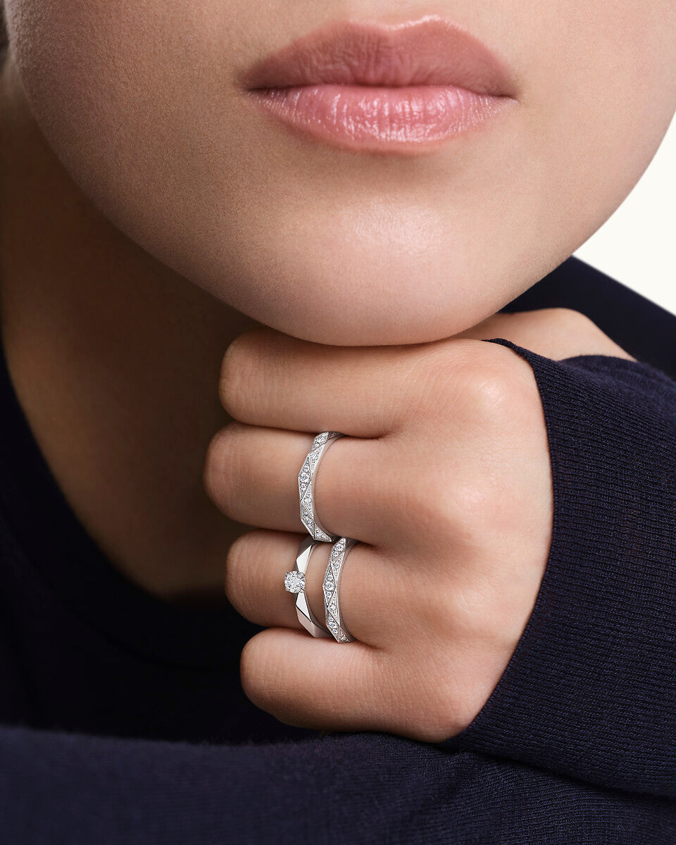 Solitaire facette