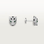 Puces d'oreilles Panthère de Cartier, pavées