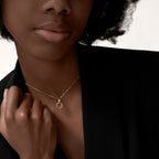 Pendentif Trinity, diamant taille brillant