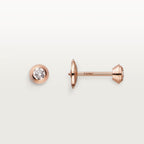 Puces d'oreilles Cartier d'Amour, 2 diamants taille brillant, petit modèle