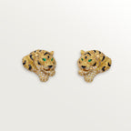 Boucles d'oreilles Faune et Flore de Cartier, diamants jaunes, oranges et bruns, pavées