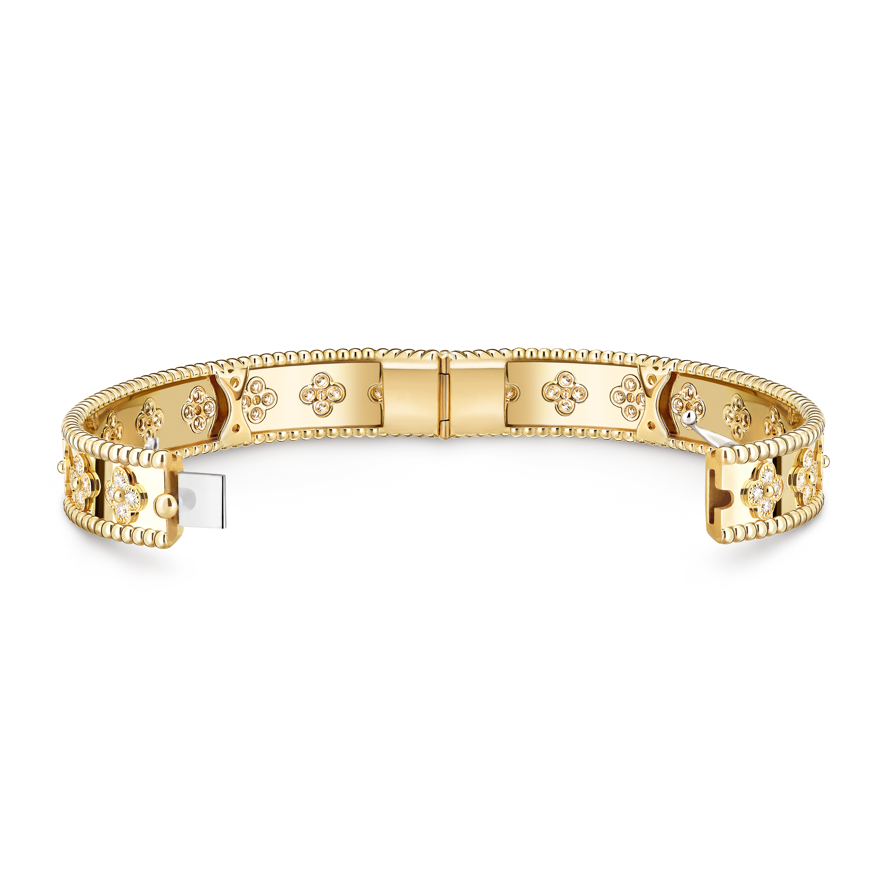 Bracelet Perlée trèfles