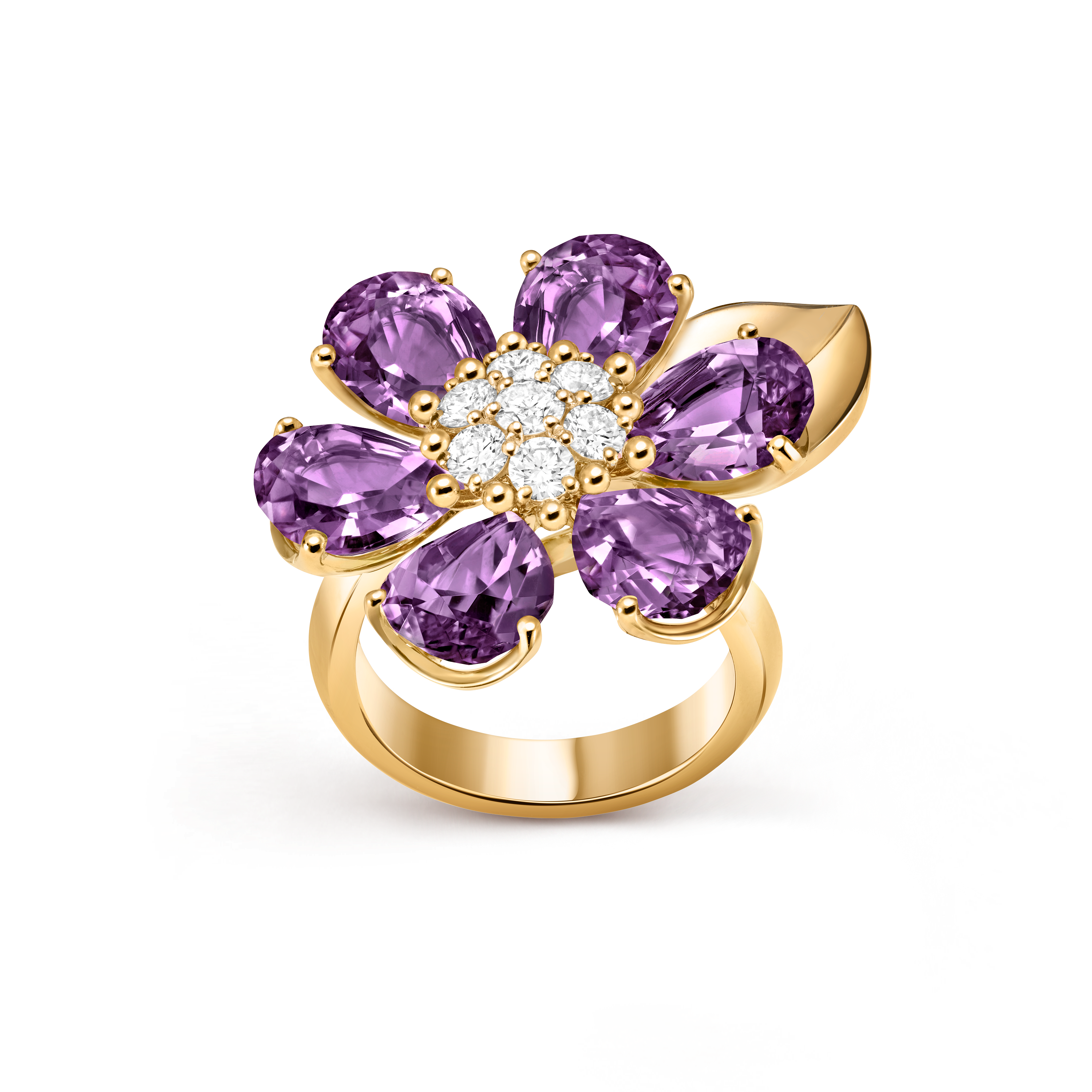 Bague Fleurs d'Hawaï