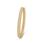 Bracelet Perlée diamants, 1 rang