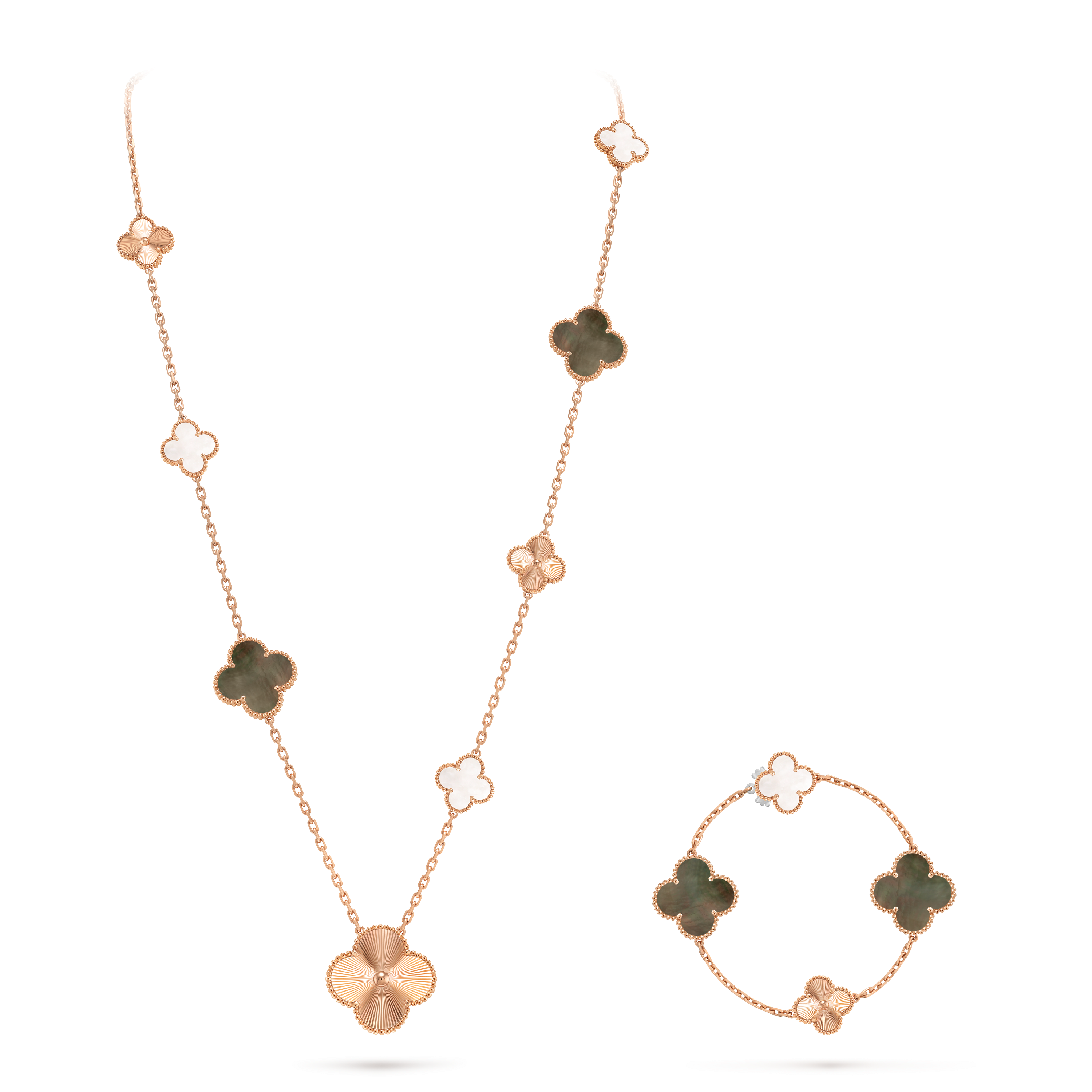 Sautoir Magic Alhambra transformable 15 motifs