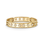 Bracelet Perlée trèfles
