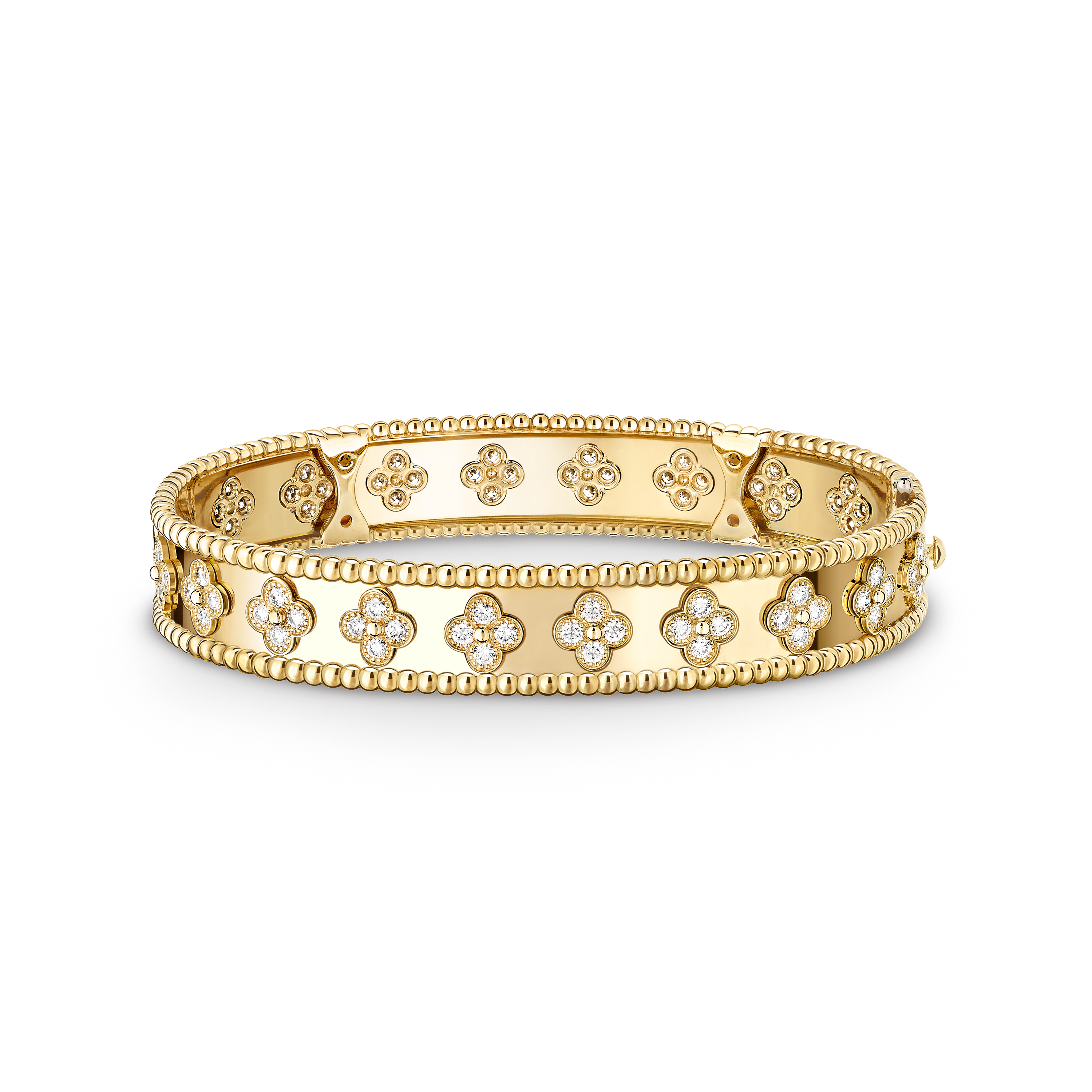 Bracelet Perlée trèfles