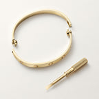 Bracelet LOVE, modèle classique, finition brossée