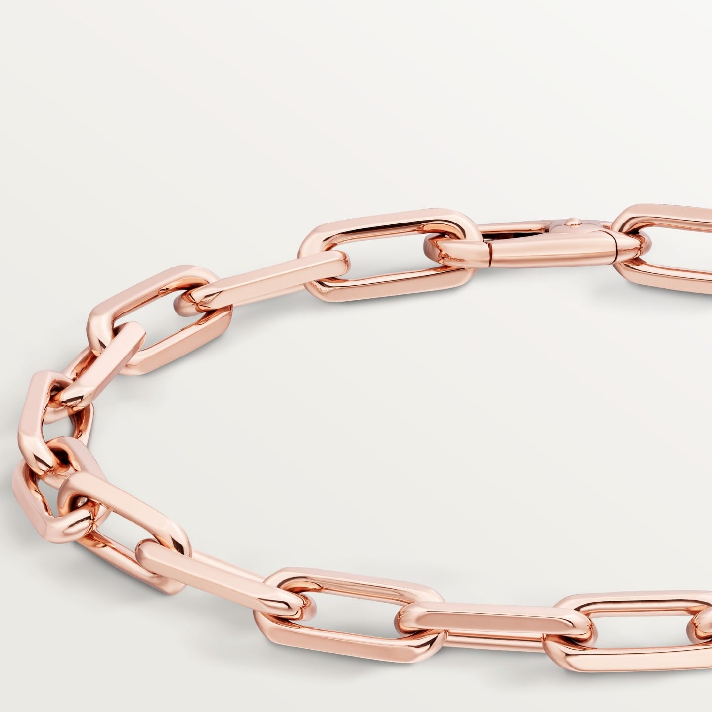 Bracelet Santos de Cartier, chaîne, moyen modèle